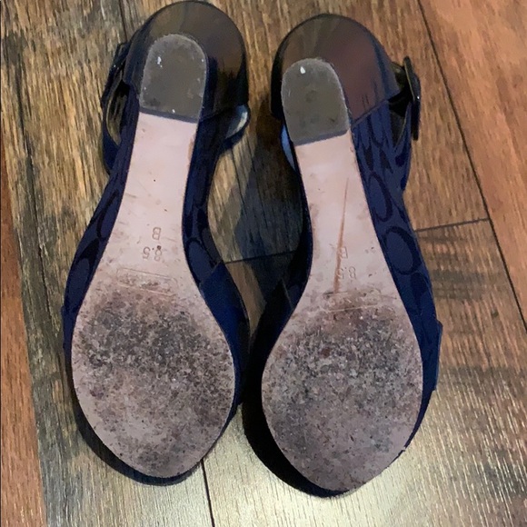 Coach platform wedge sandals - Picture 4 of 6